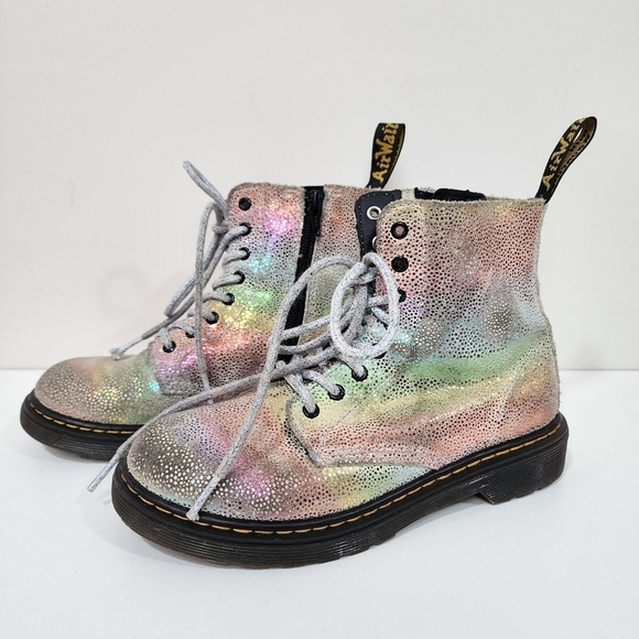 Dr. Martens Other - Dr. Martens pascal iridescent rainbow, size 2